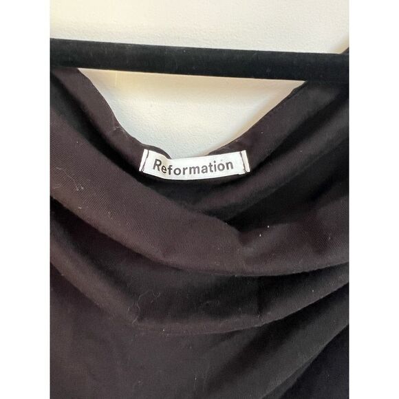 Reformation Jamen Knit Midi Dress Size Medium - Picture 9 of 10